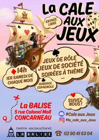 Affiche de l'évènement La Cale aux jeux