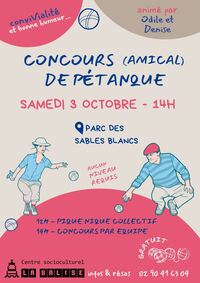 Affiche de l'évènement Concours pétanque