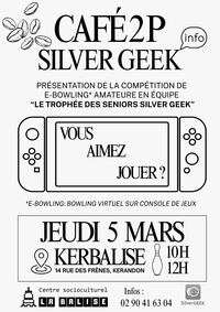 Affiche de l'évènement Café papote et e-bowling