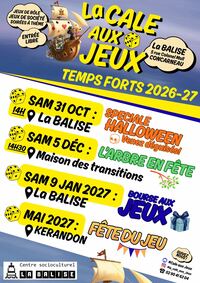 Affiche de l'évènement La Cale aux jeux