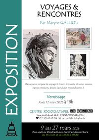 Affiche de l'évènement Exposition - Voyages et rencontres