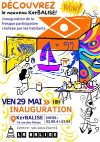 Affiche de l'évènement Inauguration fresque KerBALISE