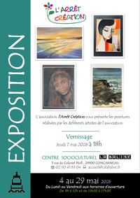 Affiche de l'évènement Exposition - l'Arrêt Création