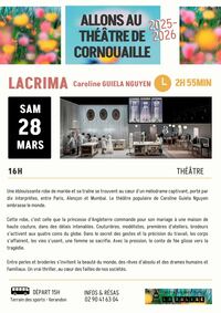 Affiche de l'évènement Théâtre de Cornouaille - Lacrima